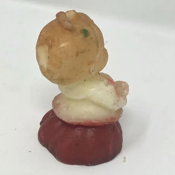 Vintage Gurley Candles Christmas Carolers Lot of 4 Wax Holiday Figures 1950's - Picture 14 of 16